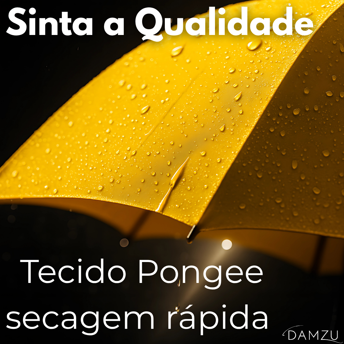 GUARDA-CHUVA COLORIDO CABO COR DE MADEIRA DAMZU®