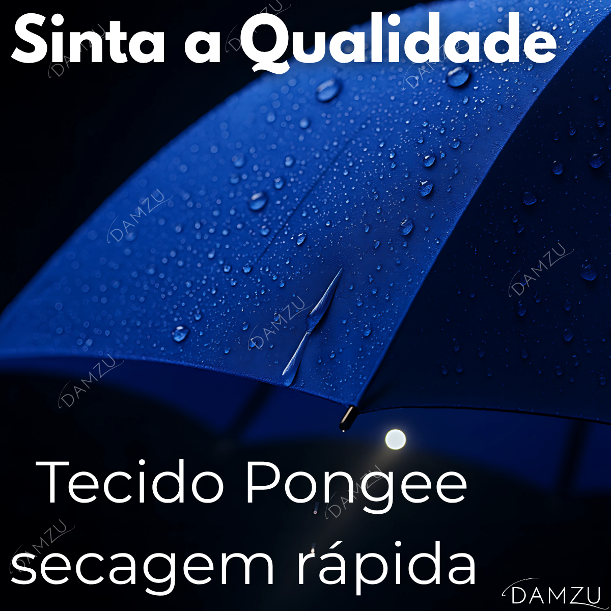 GUARDA-CHUVA COLORIDO CABO COR DE MADEIRA DAMZU®