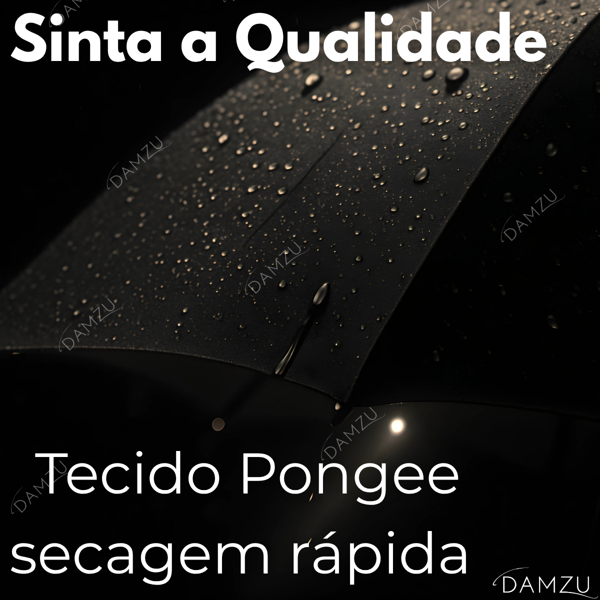 GUARDA-CHUVA COLORIDO CABO COR DE MADEIRA DAMZU®